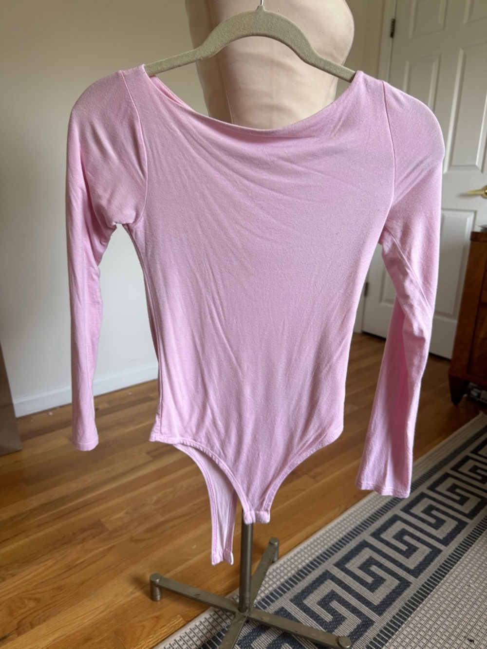 Gaze Pink Long Sleeve Bodysuit